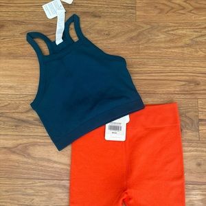Fabletics seamless ribbed set brand new women’s medium